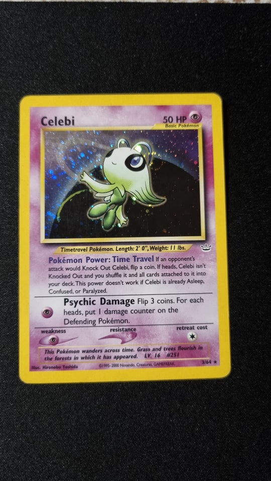 Samlekort, Pokémon Celebi - Neo