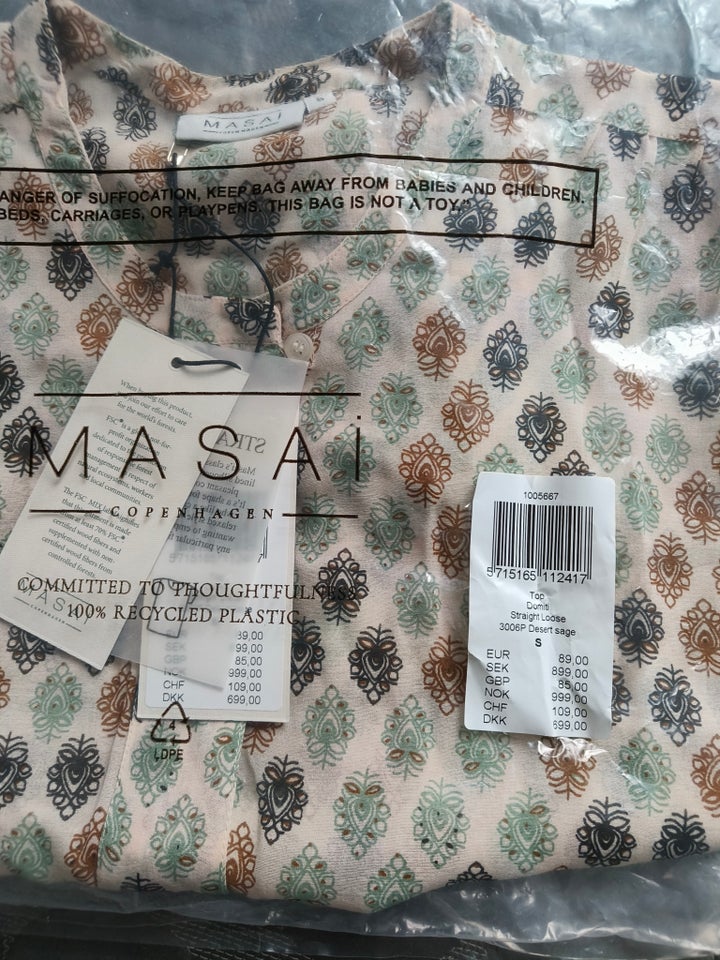 Bluse, Masai, str. 36