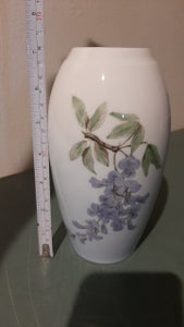 Porcelæn Vase Blåregn Bing og