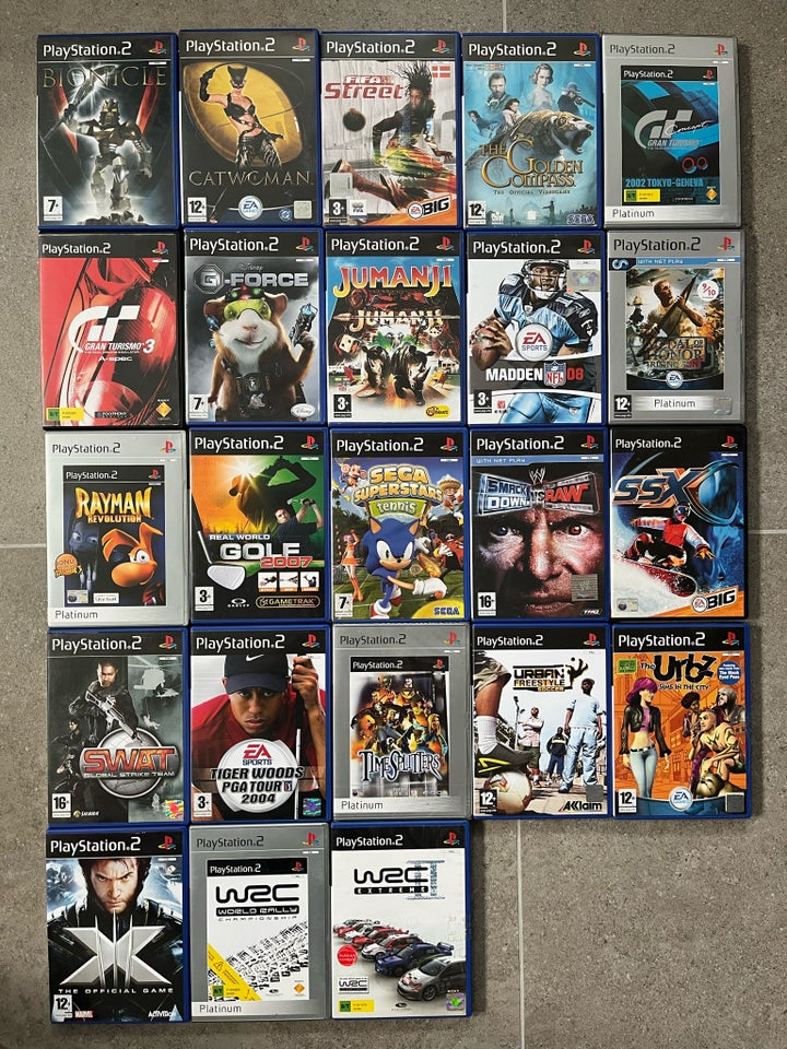 5 for 100 kr PS2