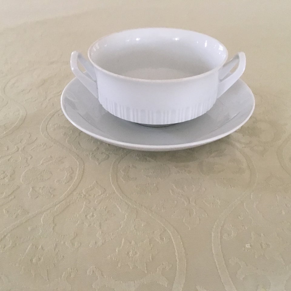 Porcelæn Suppe kopper