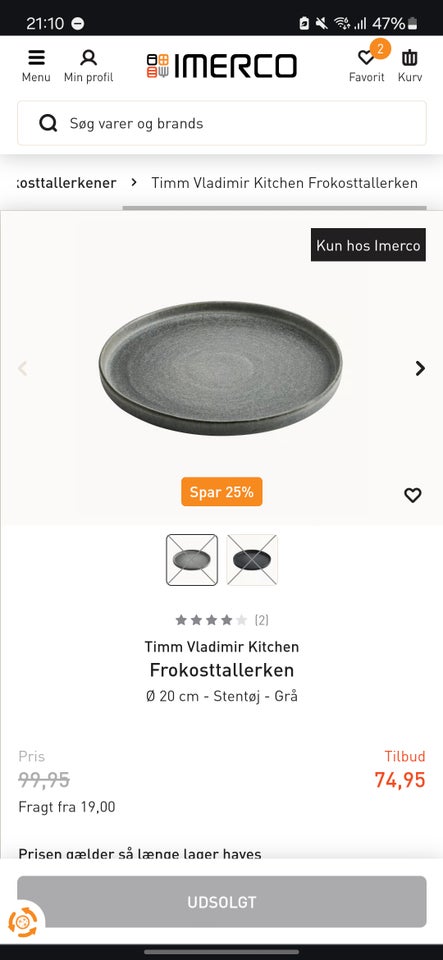 Keramik Tallerkener (frokost