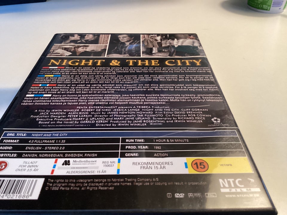 Night  The city , DVD, drama