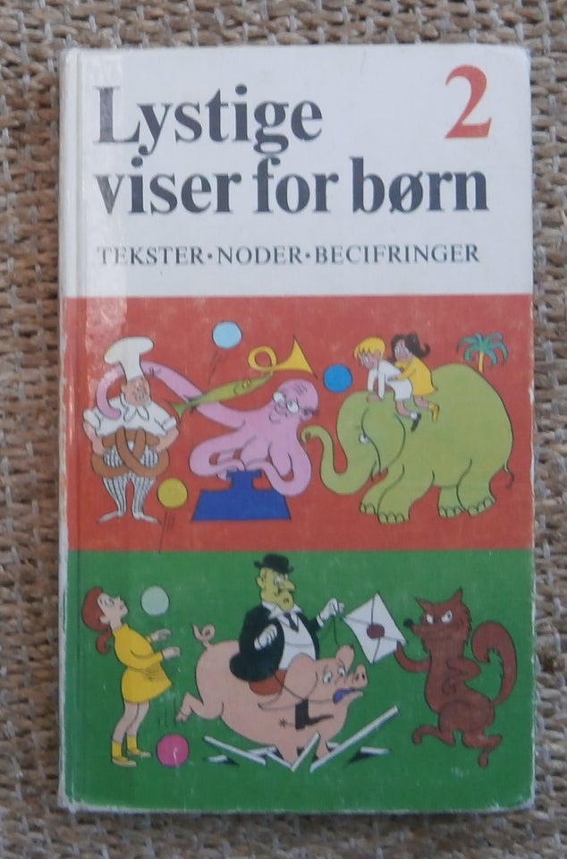 Lystige viser for børn 2, emne: