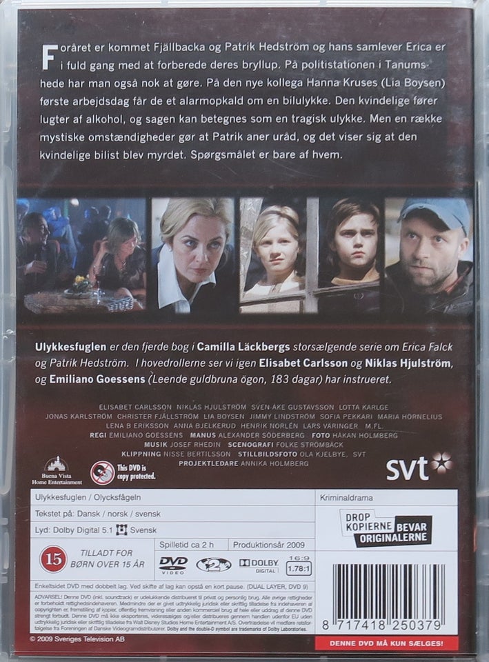 Cam Läc Ulykkesfuglen, DVD, krimi