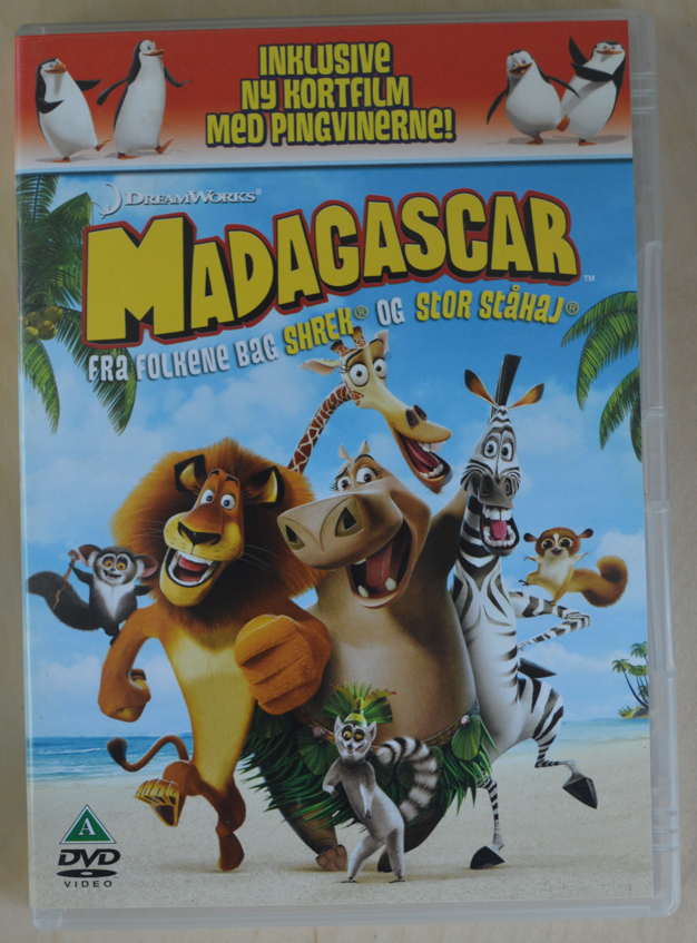 Madagascar, DVD, animation