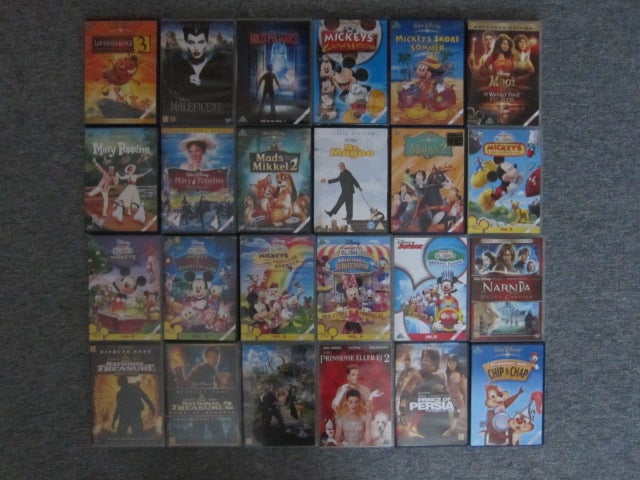 instruktør Walt Disney, DVD,