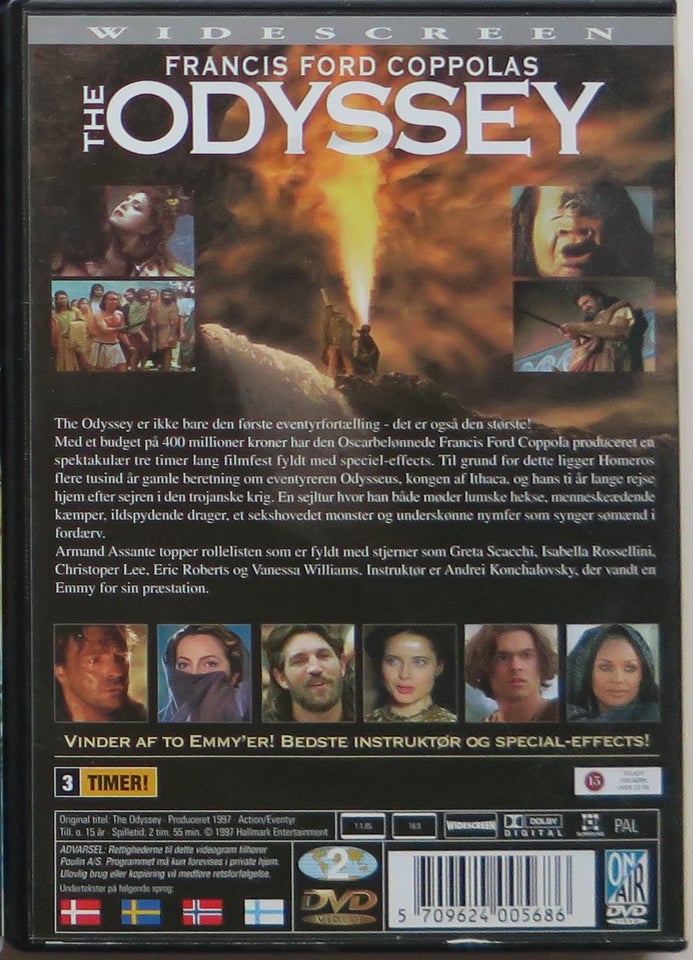 The Odyssey, DVD, action