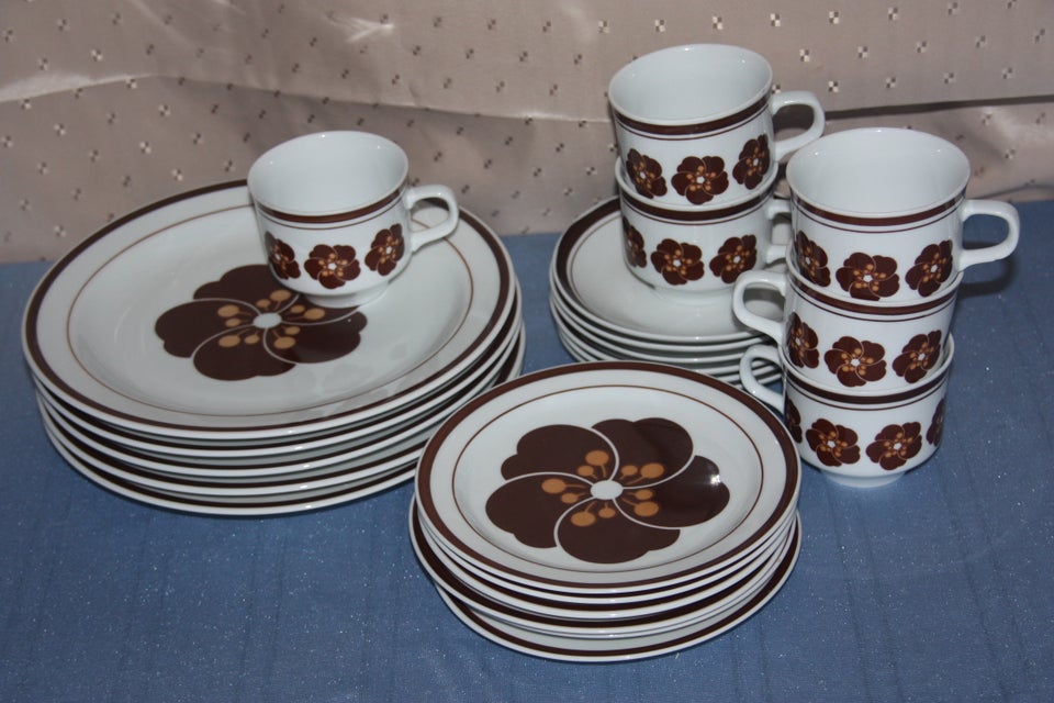 Porcelæn Retro stel Colditz GDR