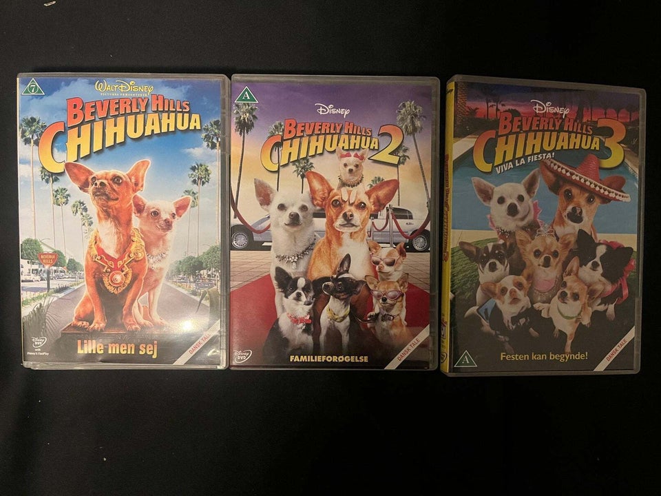 Beverly Hills chihuahua 1 + 2 + 3,