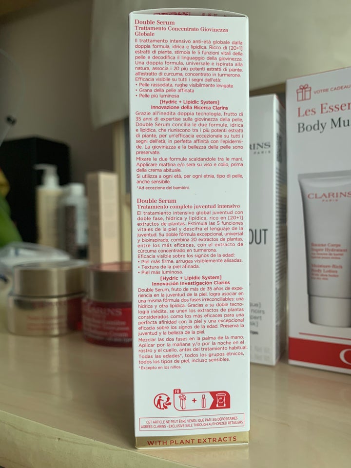 Ansigtspleje, Clarins Double