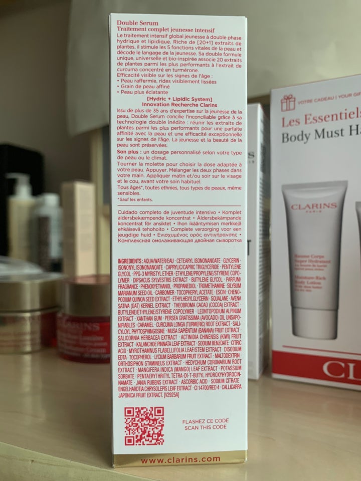 Ansigtspleje, Clarins Double