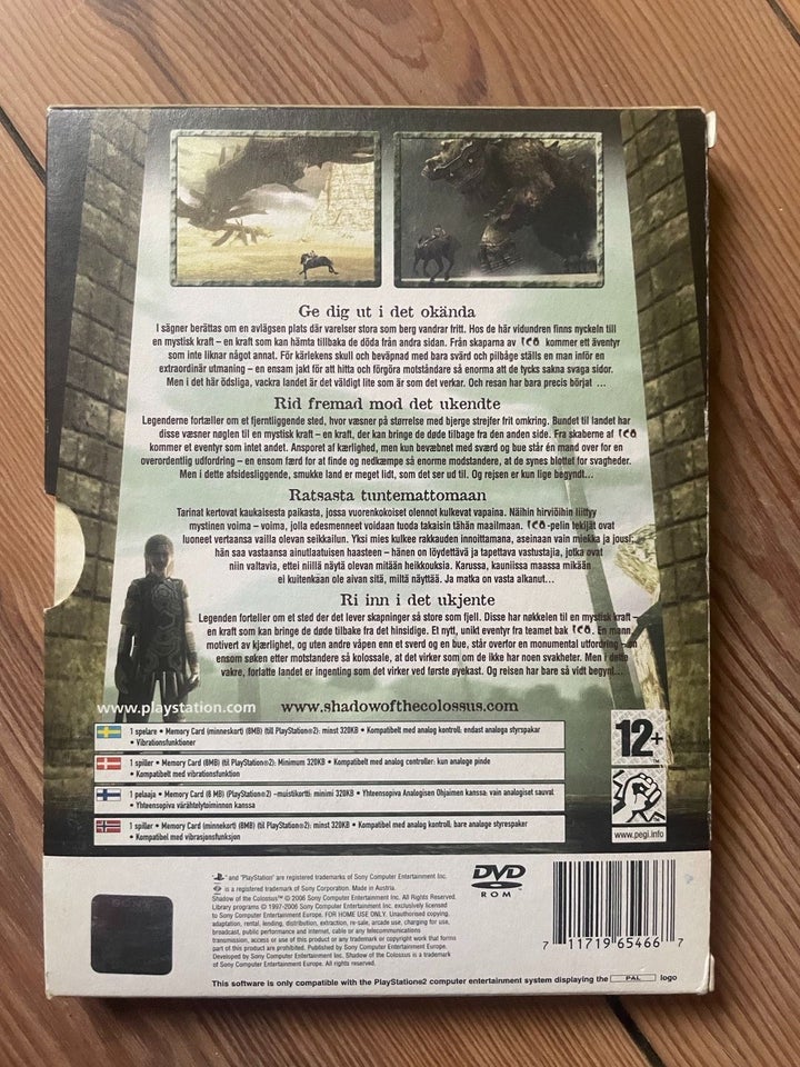 Shadow of the Colossus, PS2, anden