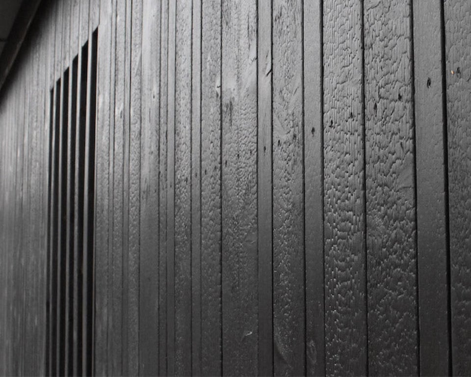 Andet Burnt Wood facade