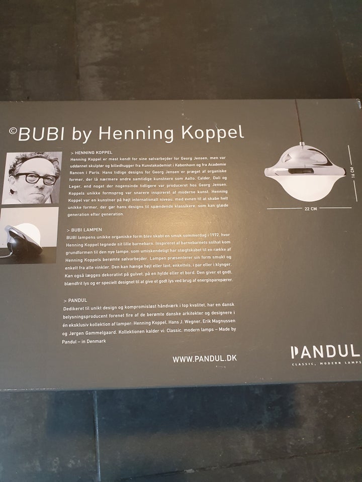 Henning Koppel, BUBI HK20, pendel