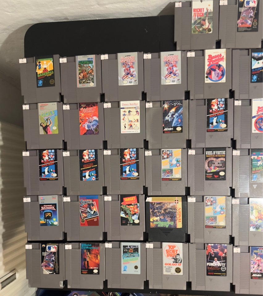 53 Stk Nintendo NES Spil Retro