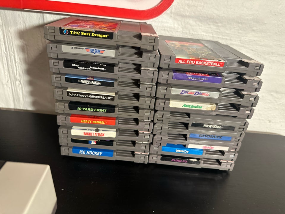 53 Stk Nintendo NES Spil Retro