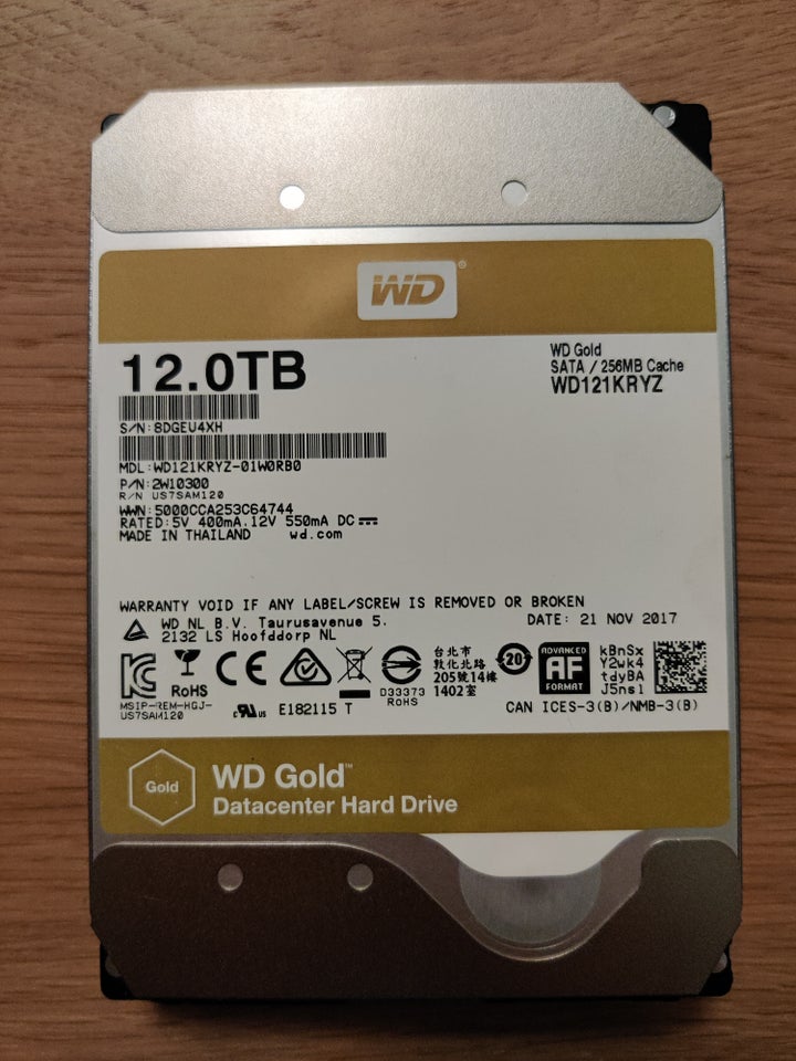 WD, 12000 GB, Perfekt