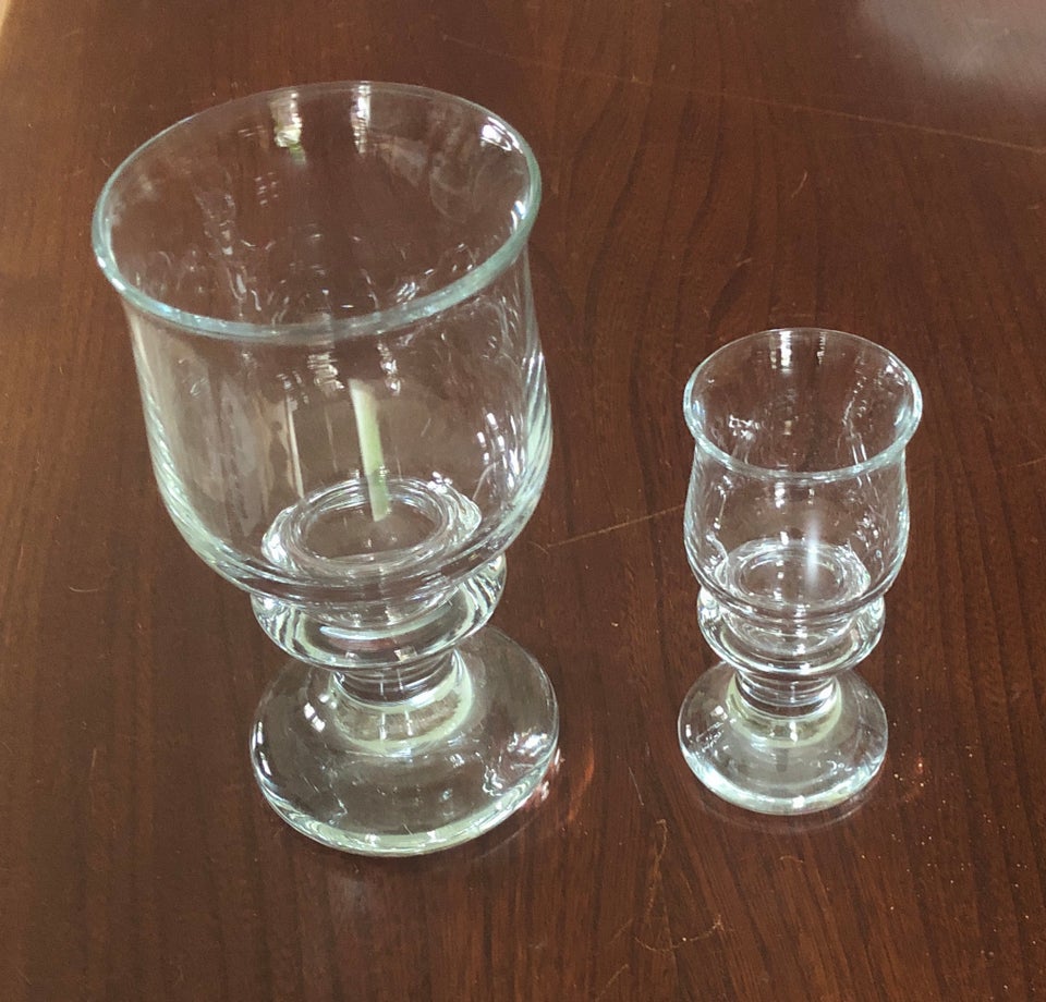 Glas Ølglas og snapseglas