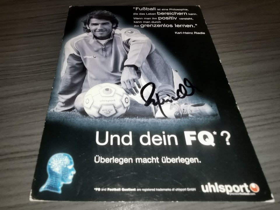 Autografer, Karl-Heinz Riedle