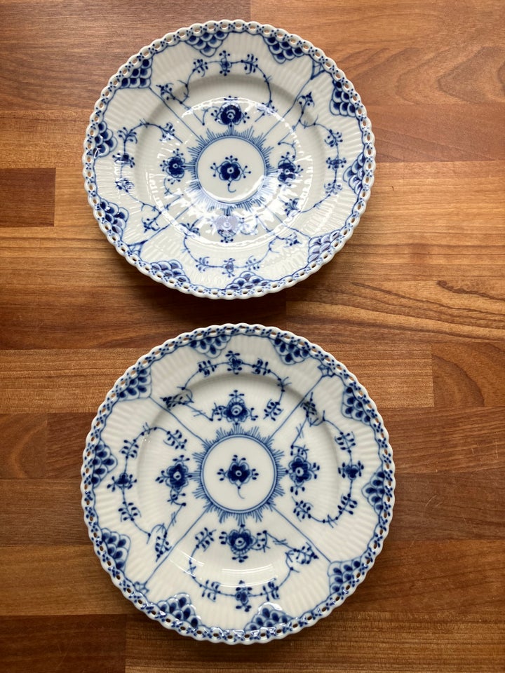 Porcelæn helblonde tallerken