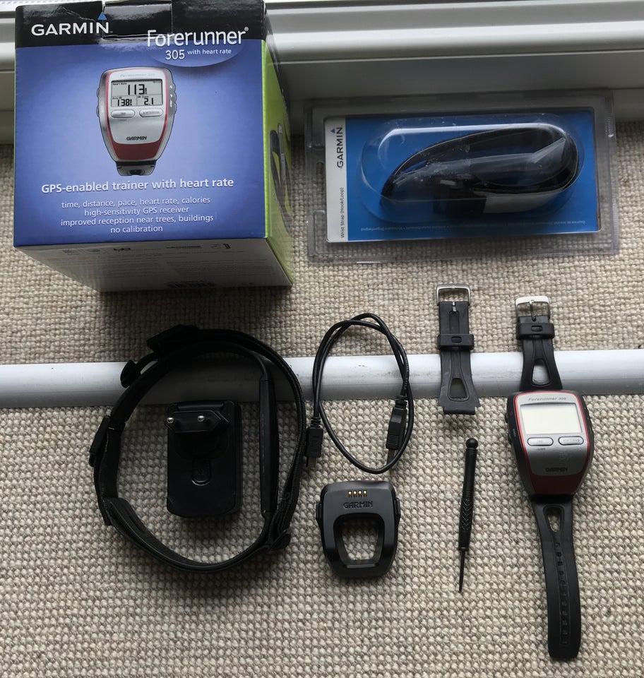 Løbeur Forerunner 305 Garmin