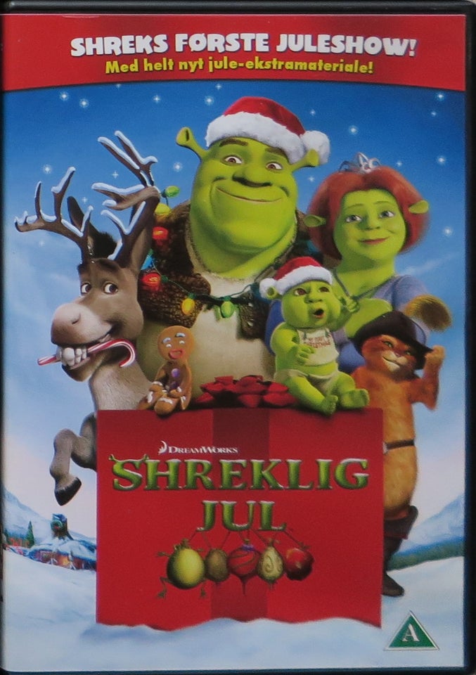 Shrek lig JUL, DVD, tegnefilm