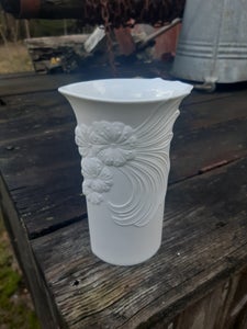 Porcelæn Lille/flad vase