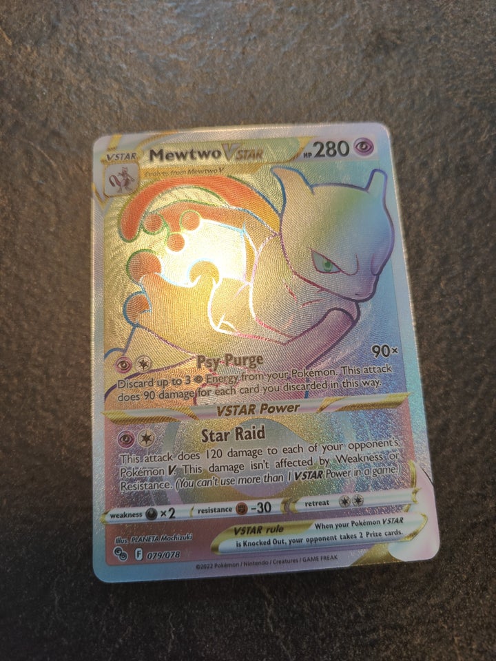 Samlekort, Mewtwo V STAR Rainbow