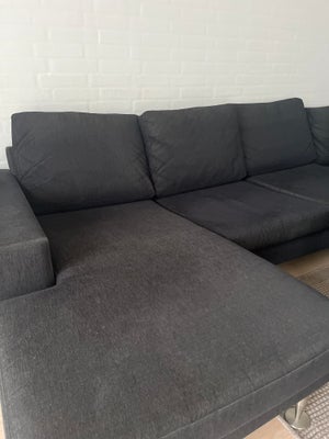 Hjørnesofa stof 6 pers