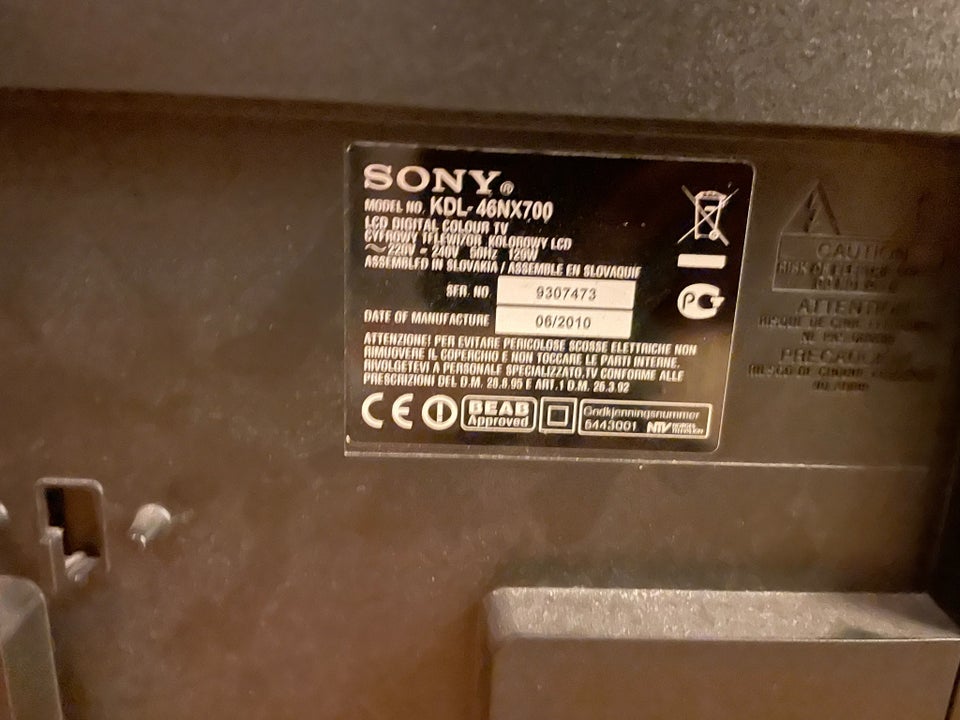 Sony, KDL-46NX700, 46"