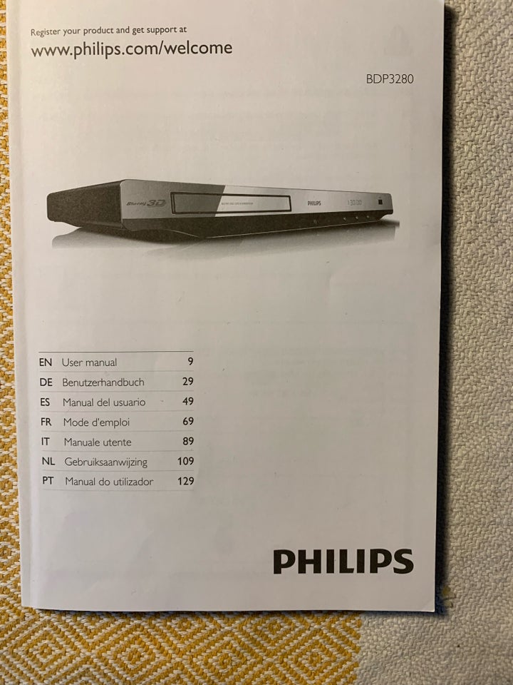 Blu-ray afspiller, Philips,