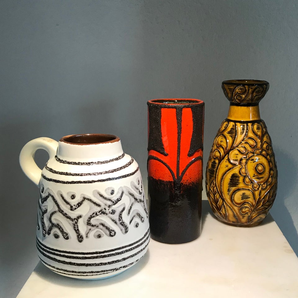 Vase, Retro keramikvase / vaser /