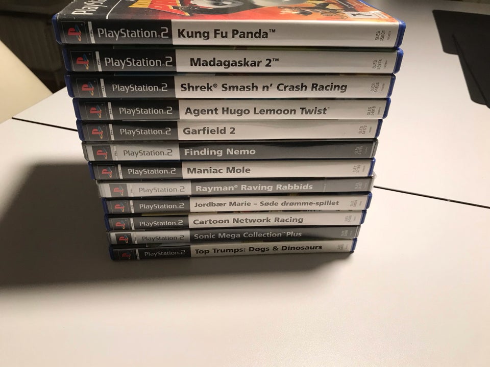 Diverse populære spil PS2