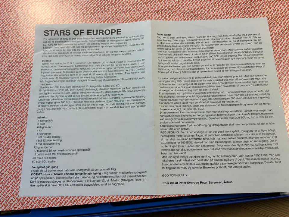 Stars of Europa, Familiespil,