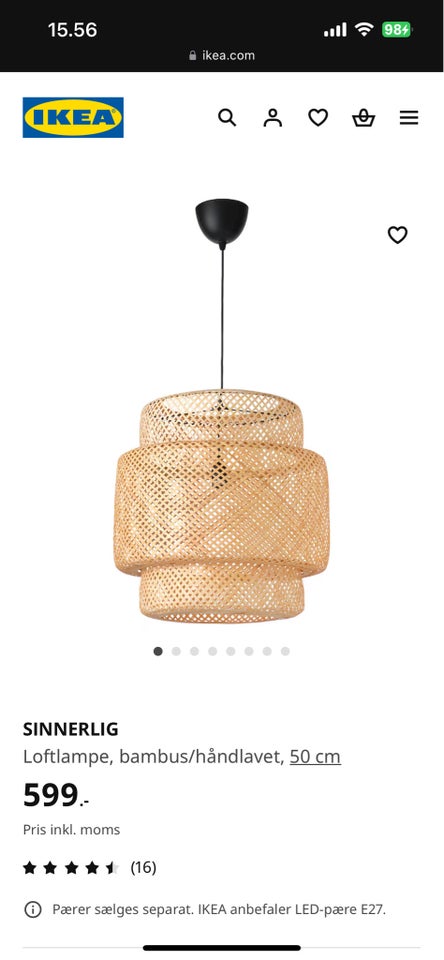 Anden loftslampe, IKEA