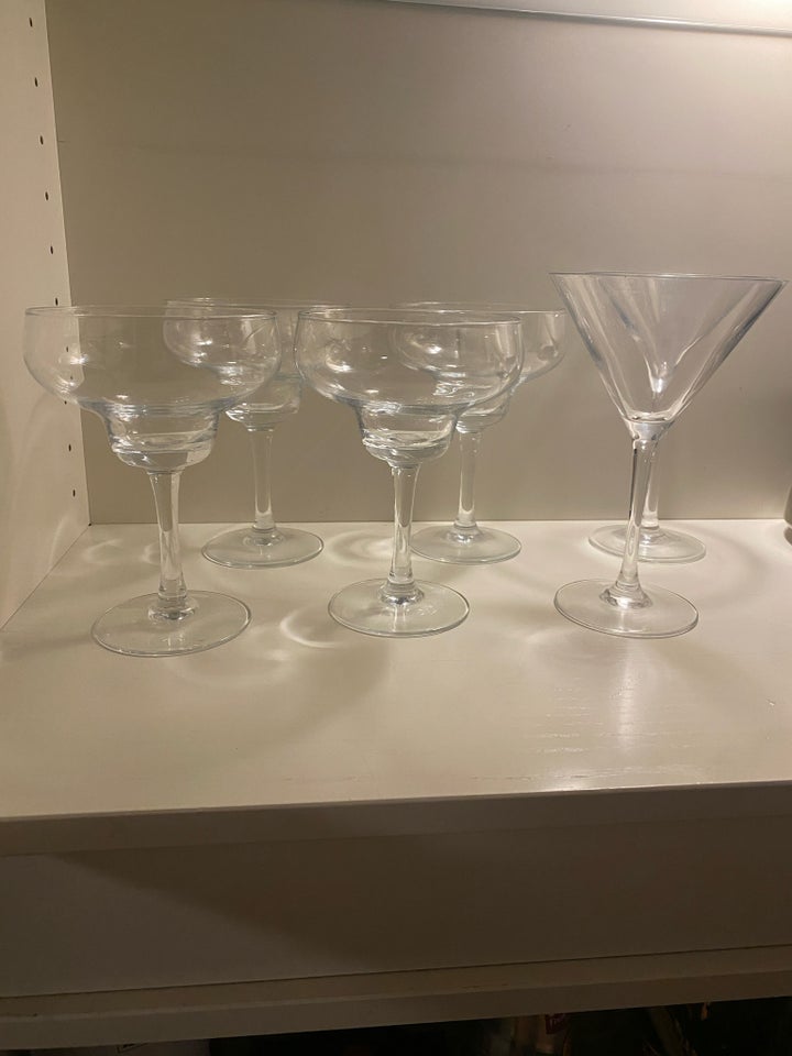 Glas, Martini og margarita glas