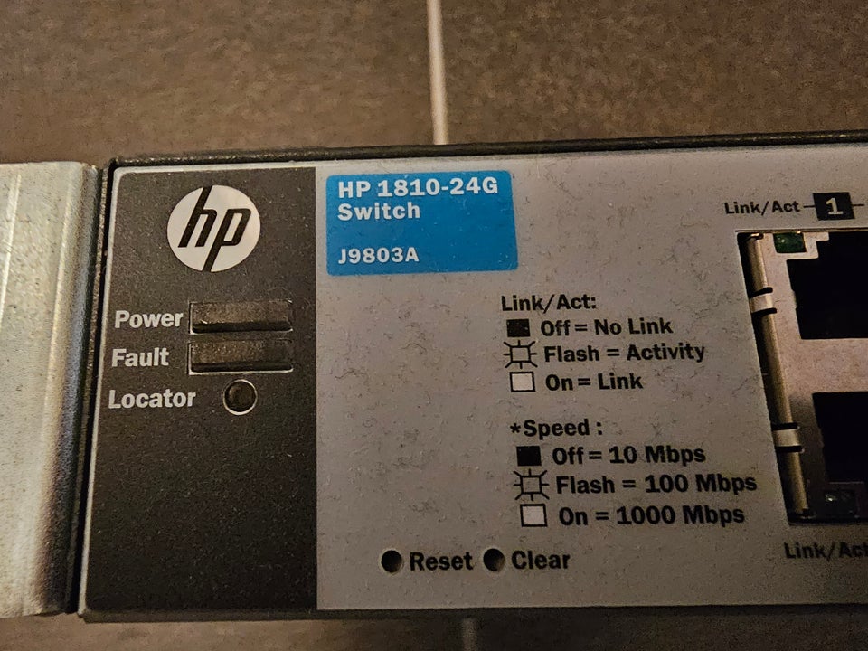 Switch, HP J9803A, God