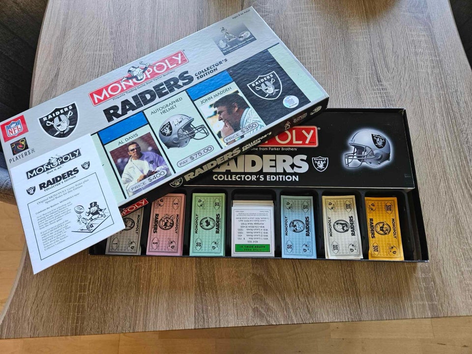 Officielt NFL Raiders Monopoly,