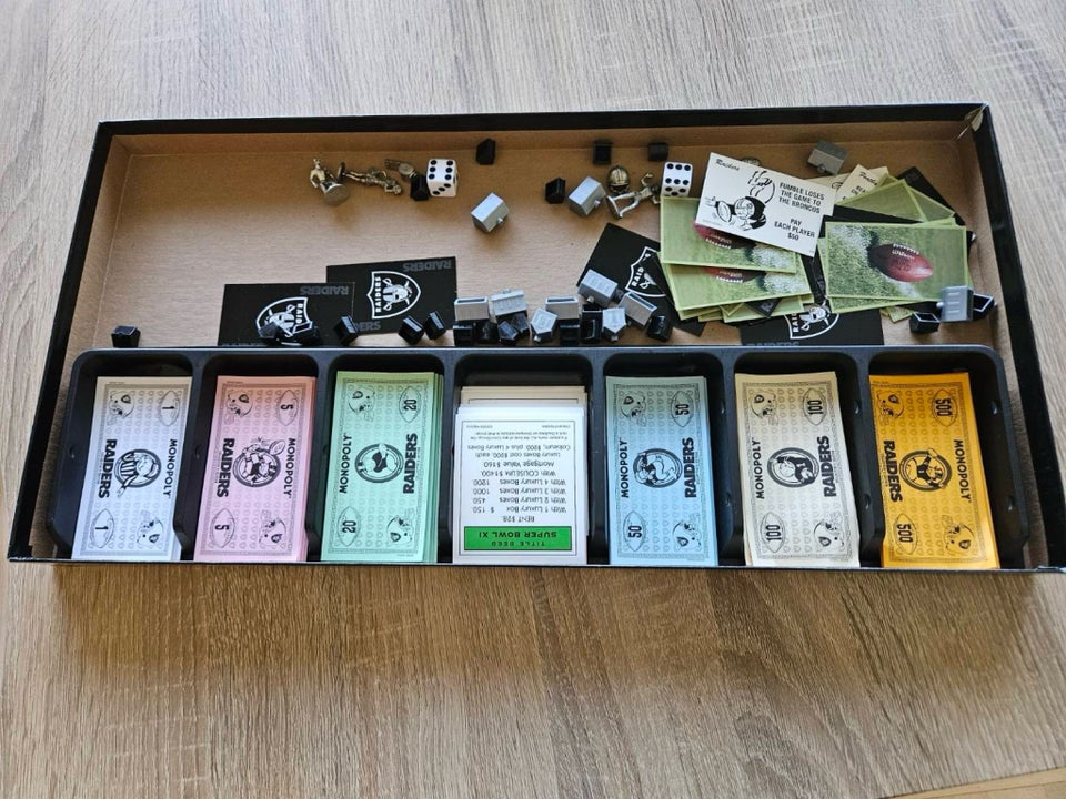 Officielt NFL Raiders Monopoly,