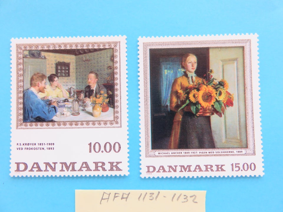 Danmark, postfrisk, AFA 1131/32