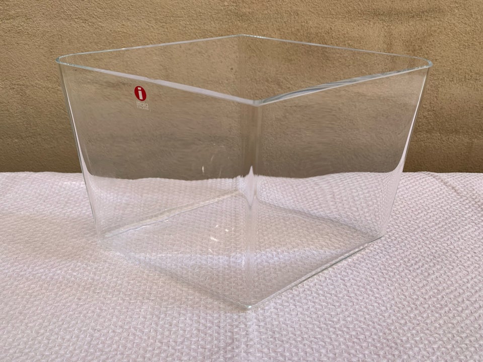 Glas Bering vase i klart glas fra