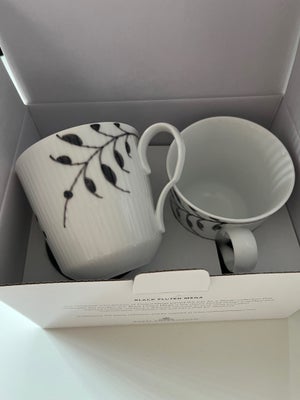 Porcelæn Black Fluted Mega Mug 35