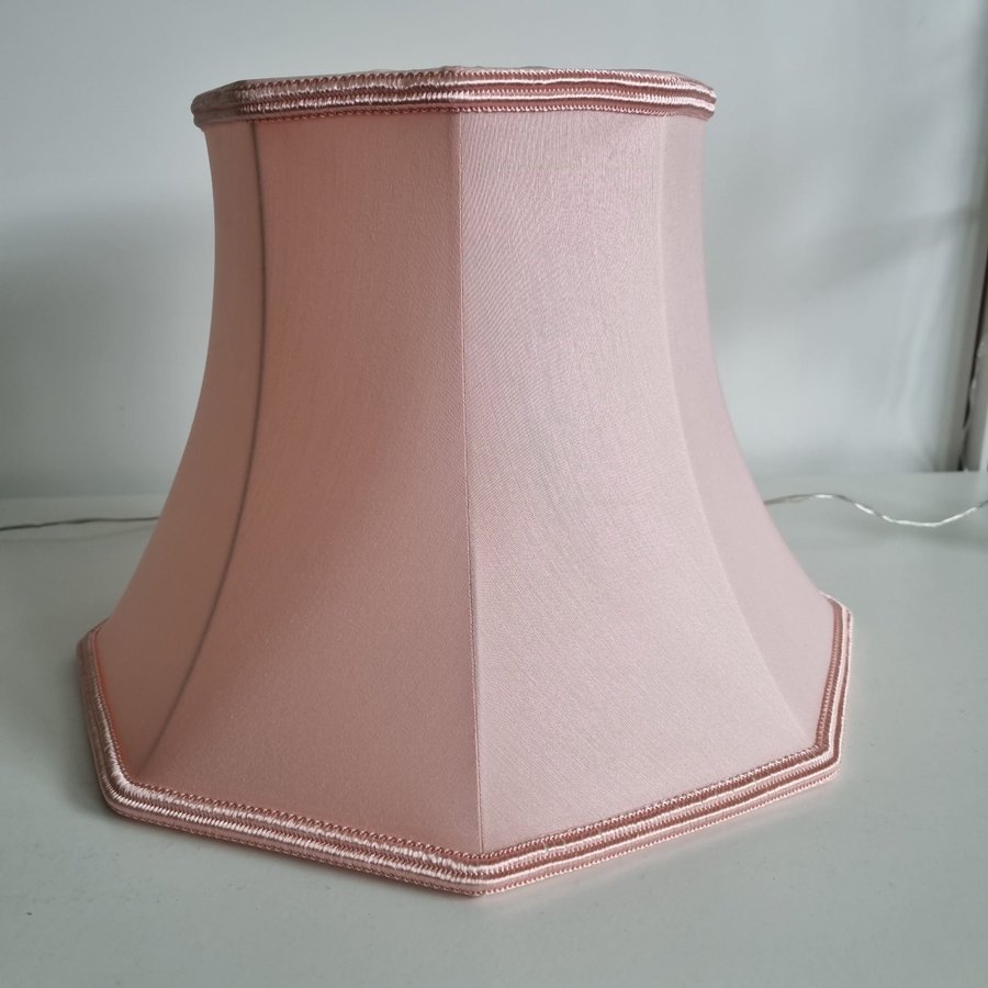 Lampskärm rosa retro