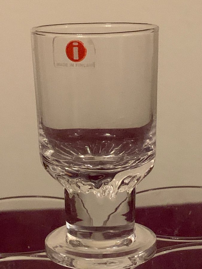 Iittala 14 st glas vintage