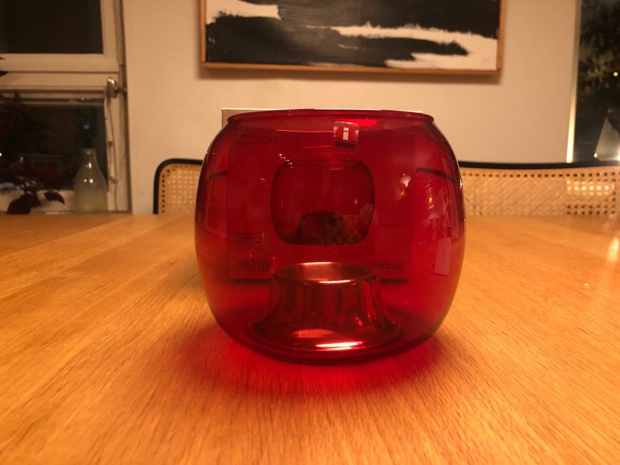 NY! Iittala Kaasa Tealight Holder / ljuslykta Cranberry