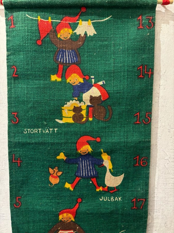 ~~ Vintage Vepa / adventskalender ca 115x30cm