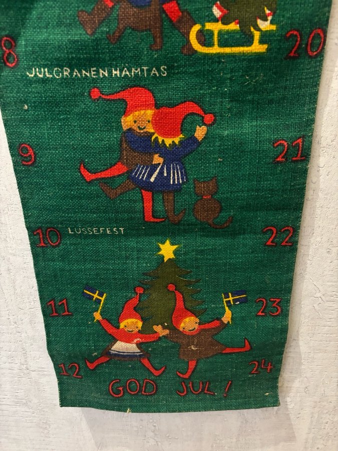 ~~ Vintage Vepa / adventskalender ca 115x30cm