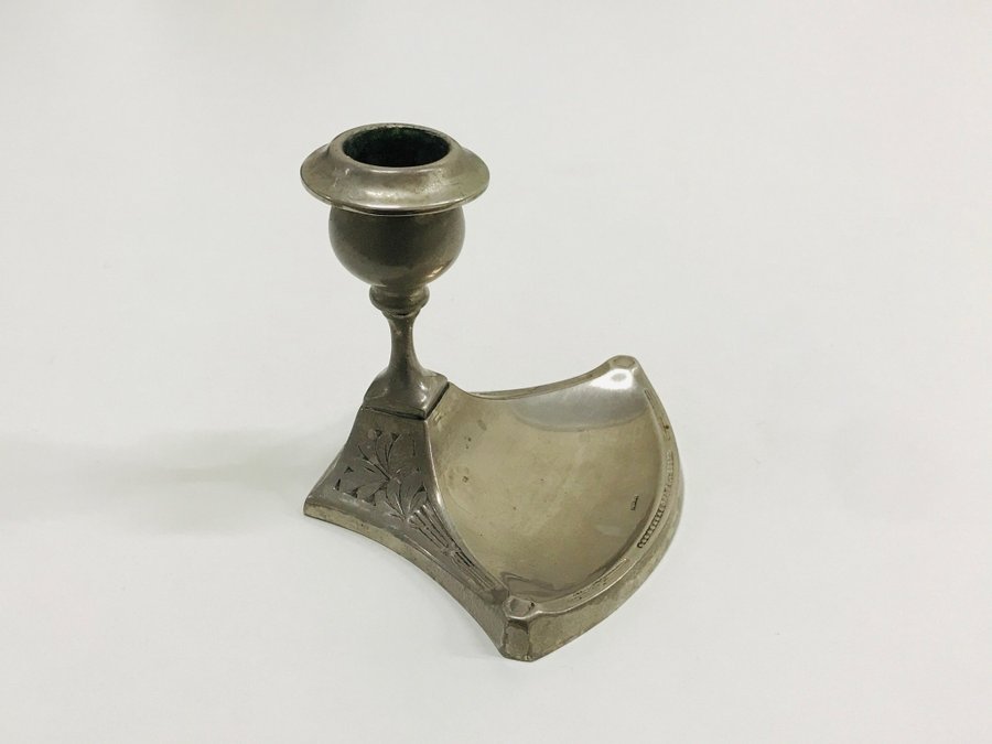 GAB Jugend ljusstake i nysilver Art Nouveau