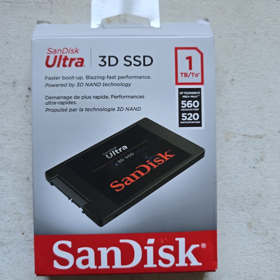 SanDisk Ultra 3D SSD 1TB